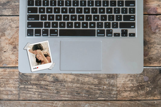 Custom Polaroid Photo Sticker with Love & heart SAY Stickers Studio