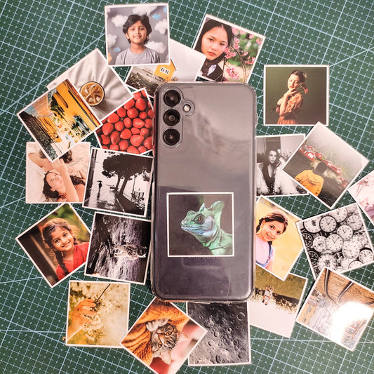 Square mini photo prints | Custom square photo prints | High Resolution SAY Stickers Studio