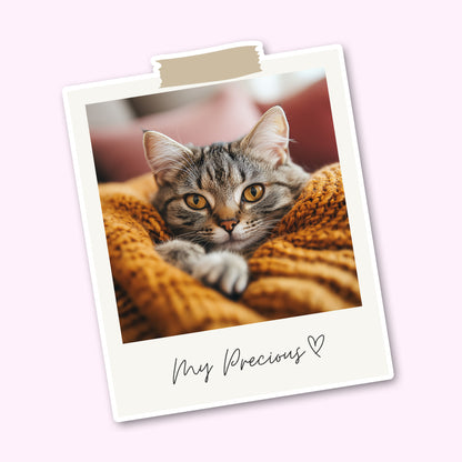Personalized Memory Sticker with Caption – My Precious ♡