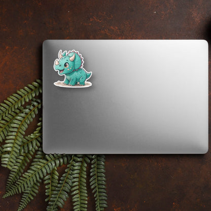 kawaii dino sticker