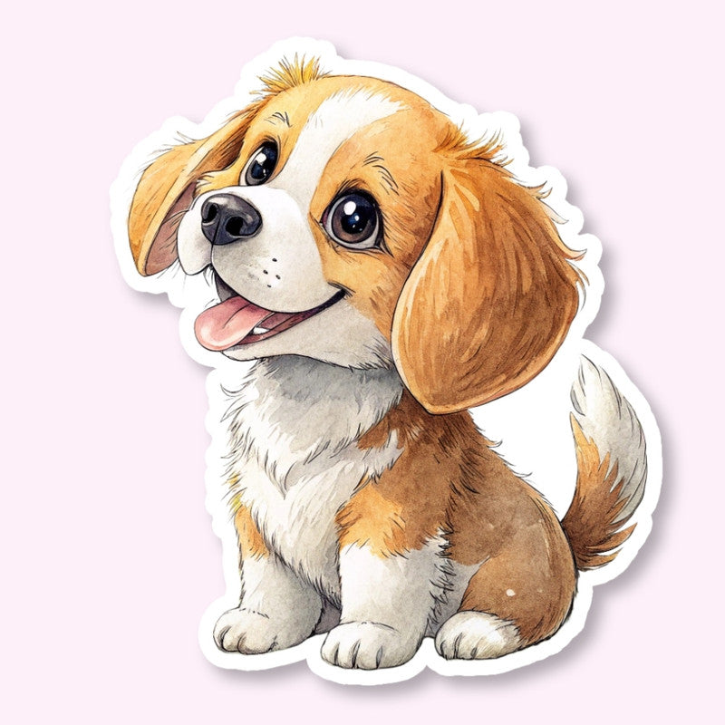 cute puppy decal