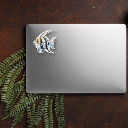 watercolor fish sticker