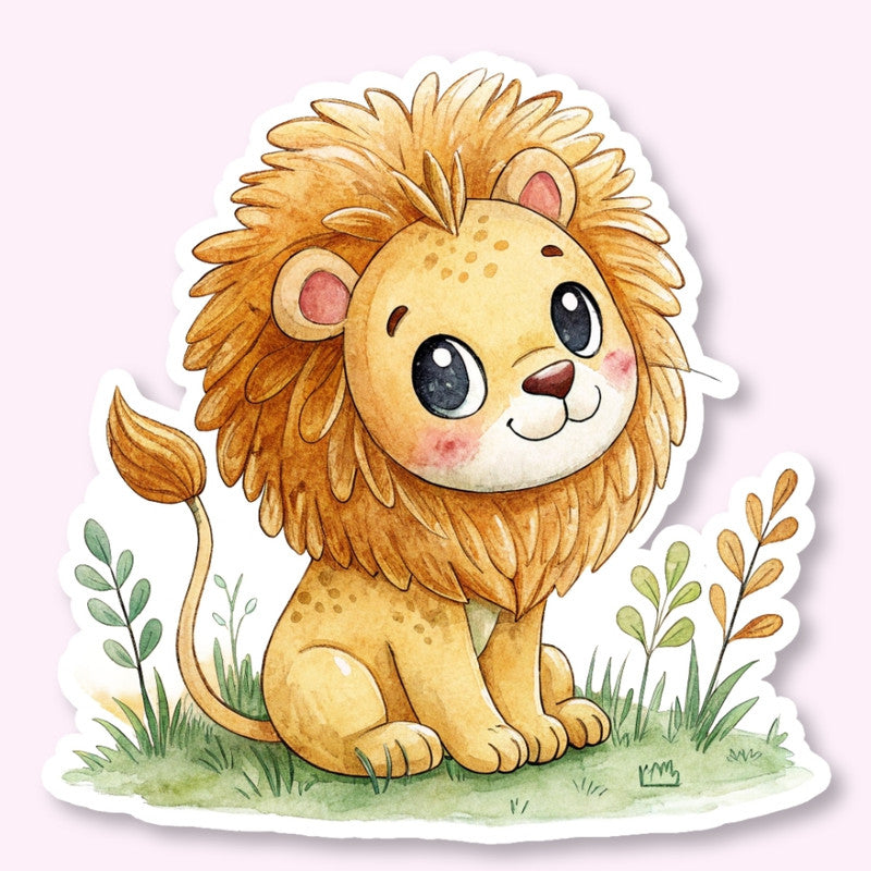 cute lion sticker