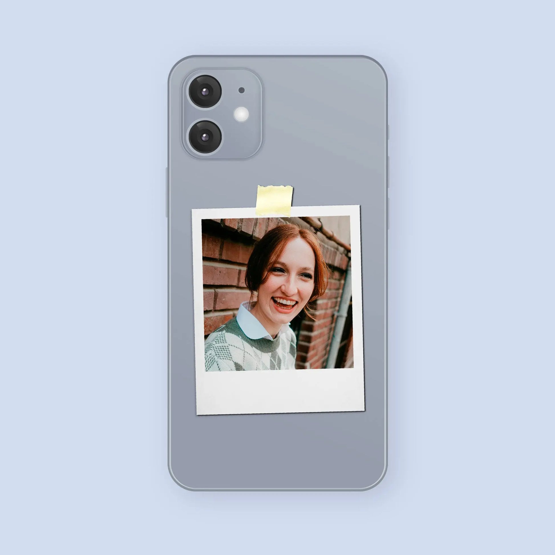Polaroid-Style Custom Photo Sticker | Vintage "Taped" Design | Personalized Vinyl Decal SAY Stickers Studio