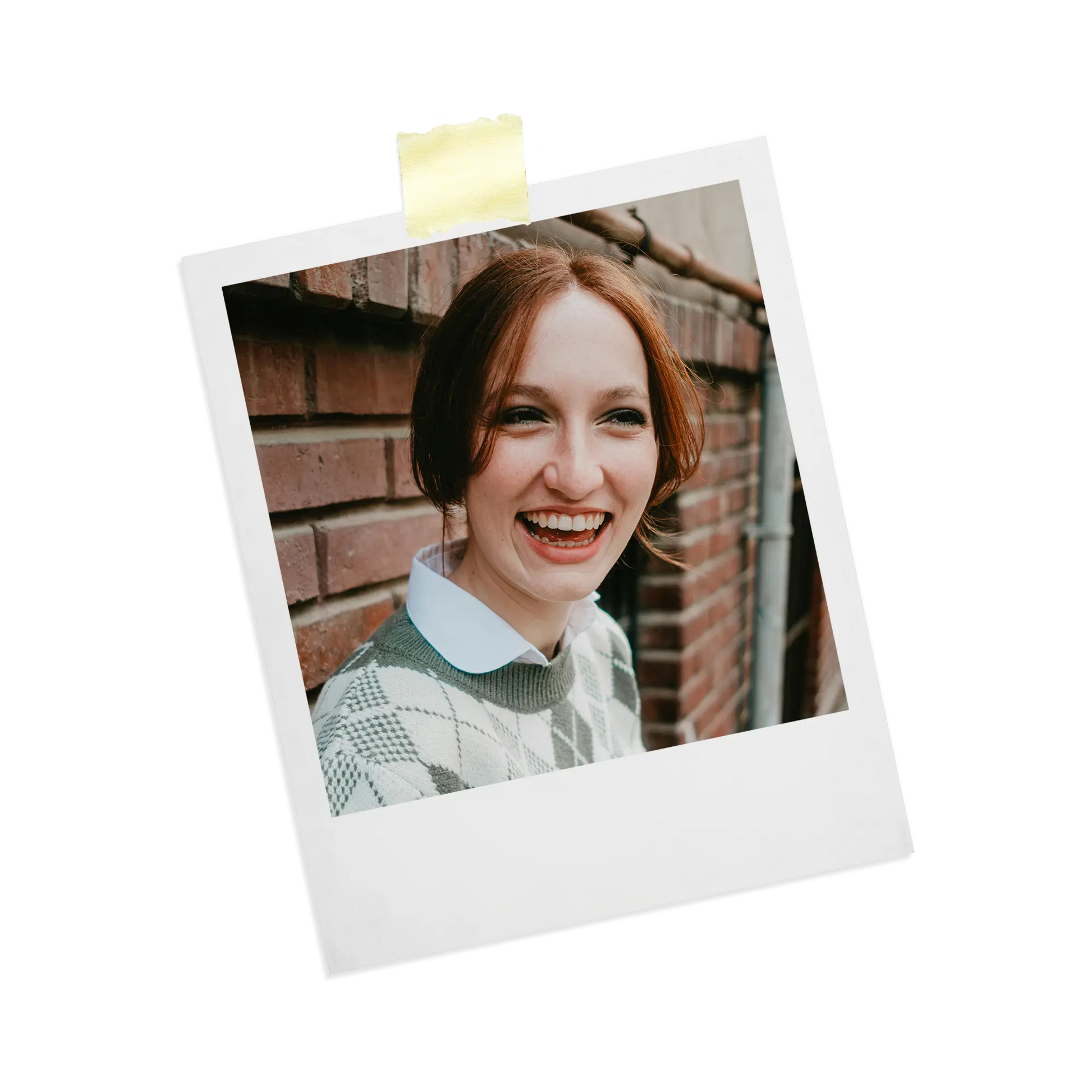 Polaroid-Style Custom Photo Sticker | Vintage "Taped" Design | Personalized Vinyl Decal SAY Stickers Studio