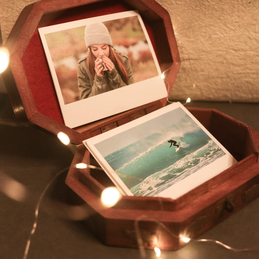 Polaride style rectangle photo prints | Custom retro style Print | High Resolution